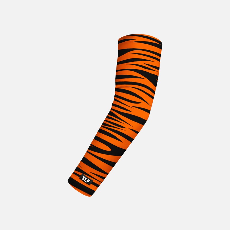 Tiger Stripes Kids Arm Sleeve Slim Orange/Black