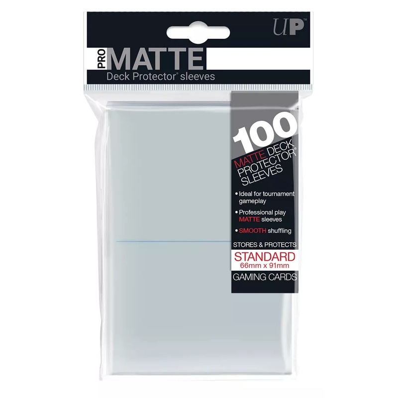 100ct Pro-Matte Clear Standard Deck Protectors