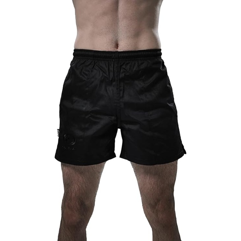 Auckland Rugby Shorts Black Durable Heavyweight Training Wear 24