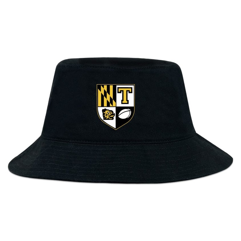 Towson University Rugby Crusher Bucket Cap OS Black