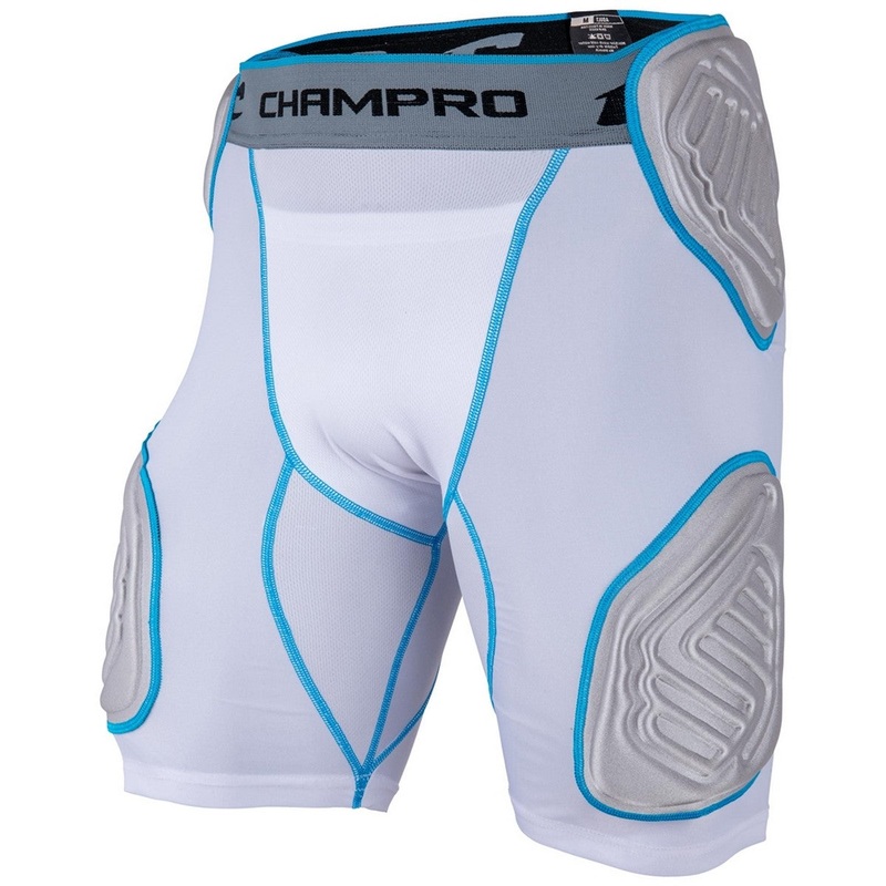 Champro Bull Rush 5-Piece Girdle WHITE | GRAY 4XL