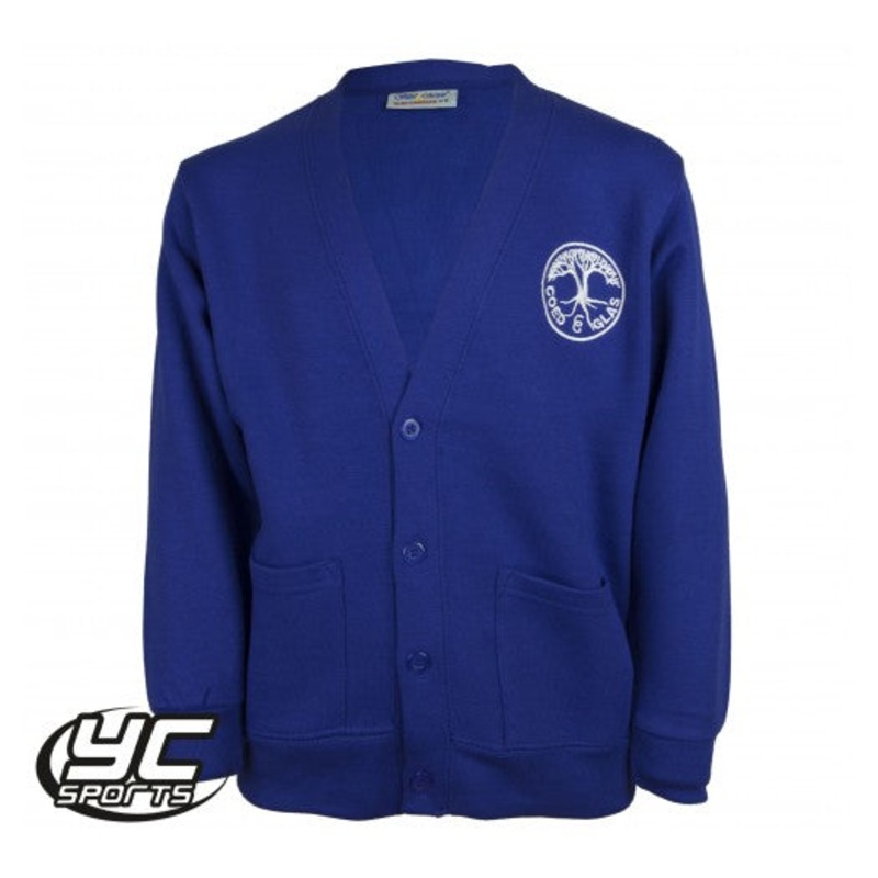 Coed Glas Primary School Cardigan 2/3 ROYAL