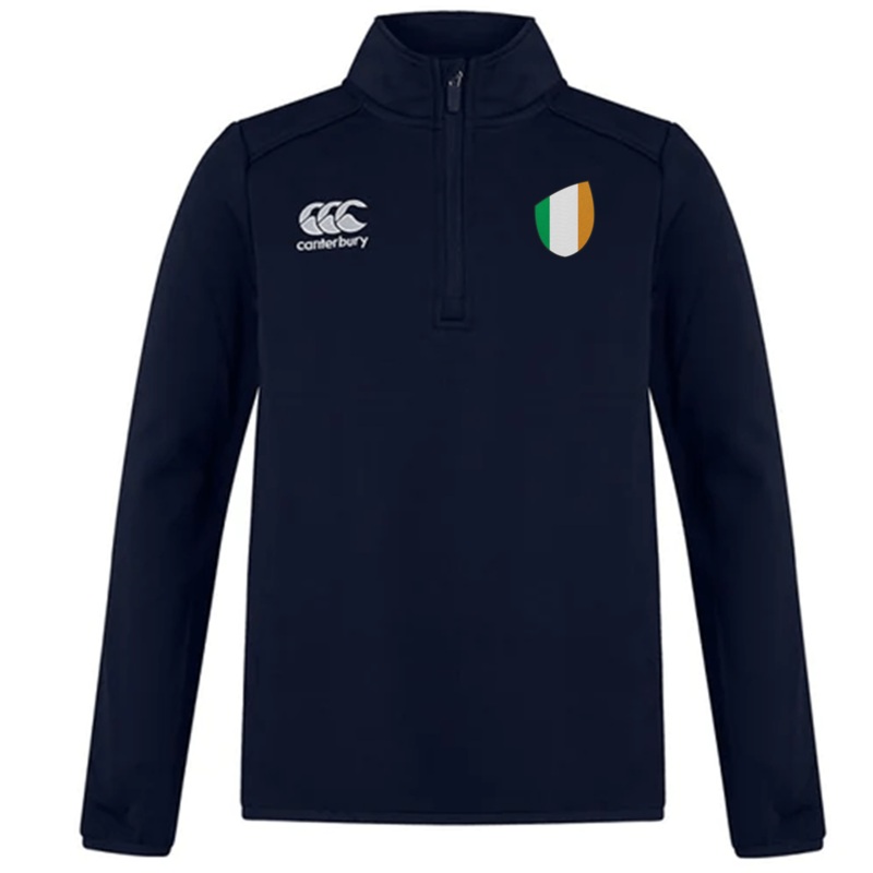 Ireland Club Shield 1/4 Zip Training Top XS Black