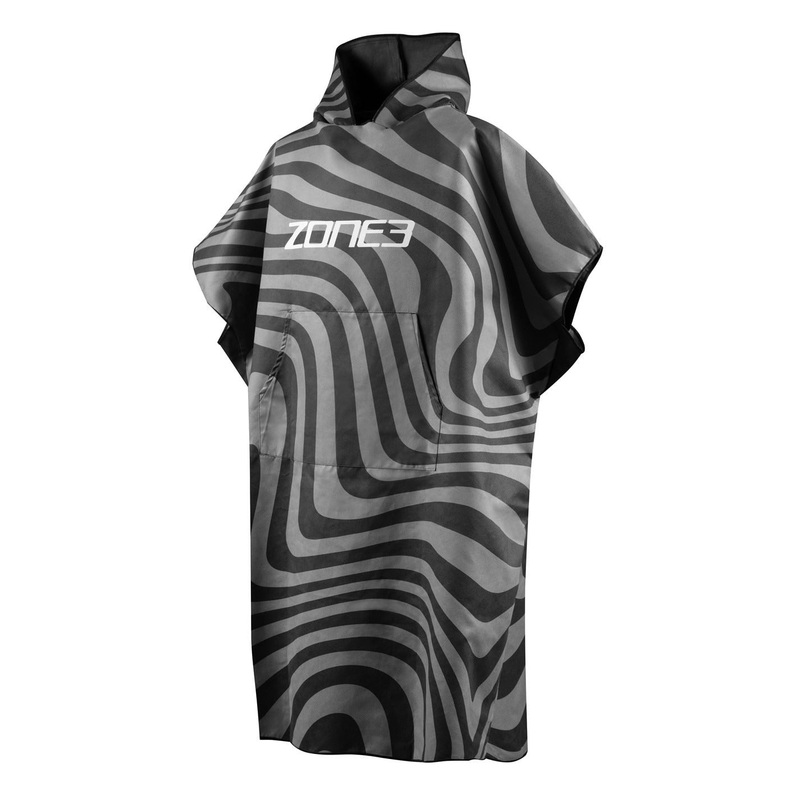 Zone3 Microfibre Towel One Size Black/Grey