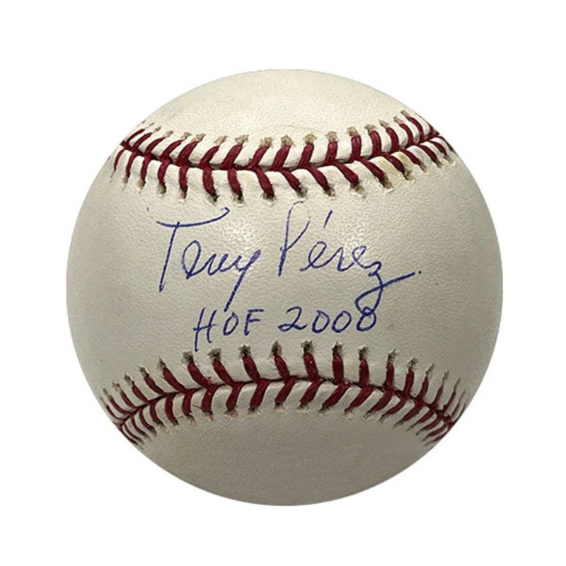 Tony Perez “HOF 2000” Autographed Baseball – Player’s Closet Project