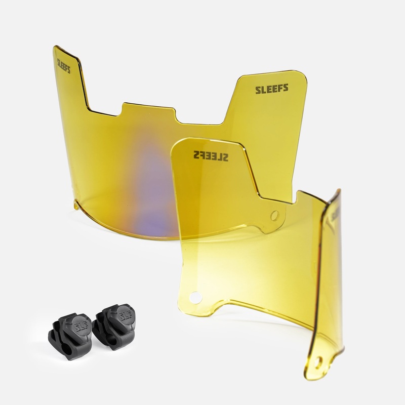 Yellow Blue Bifrost Rainbow Helmet Eye-Shield Visor Yellow