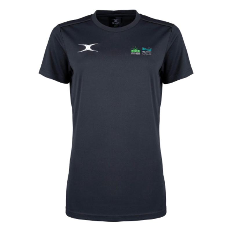 Truro and Penwith College Black Photon II S/S Tee Shirt Extra Small