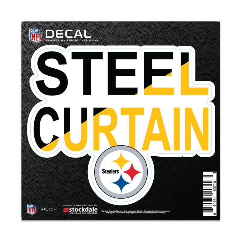 Wincraft Pittsburgh Steelers All Surface Slogan Decal 6×6