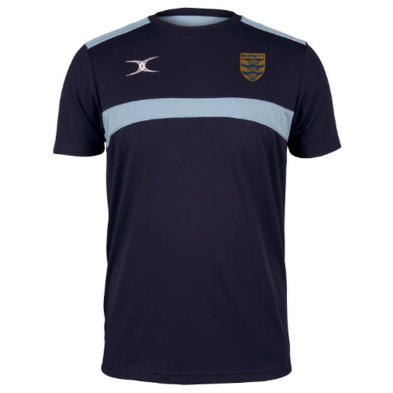 Worthing RFC Adult’s Dark Navy / Sky Photon Mens Tee Small