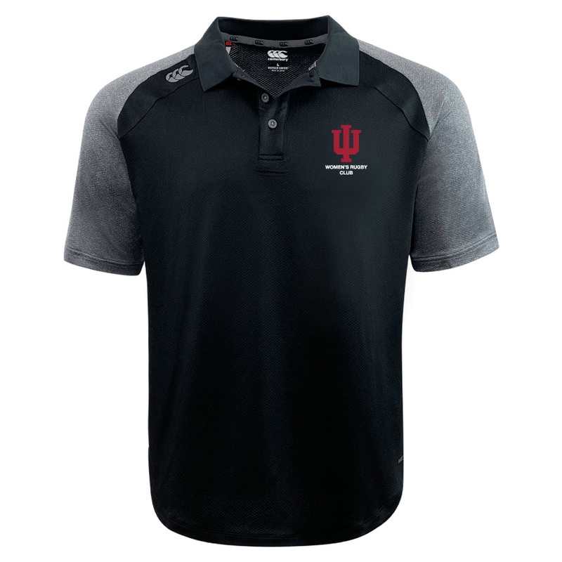 Indiana University Women Elite Polo by Canterbury XS Black