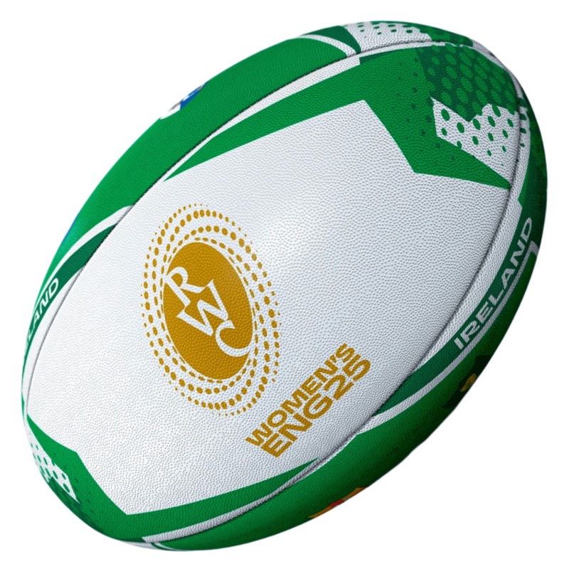 Women’s Rugby World Cup 25 Ireland Team Ball by Gilbert 5 Green