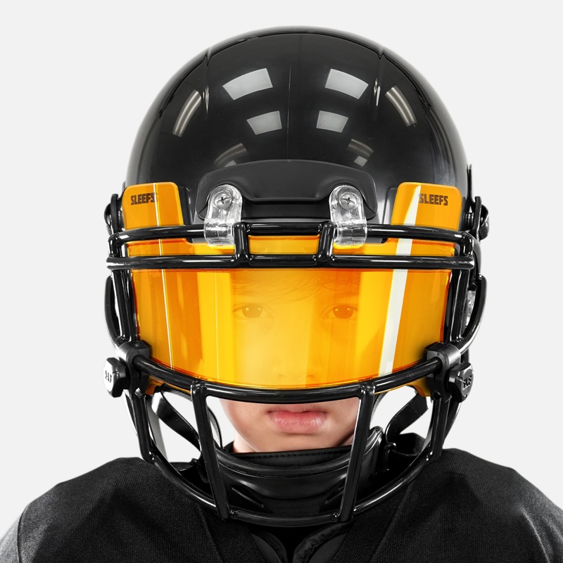Hot Orange Helmet Eye-Shield Visor for Kids Hot Orange