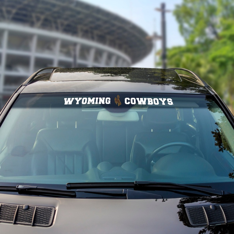 Fanmats Wyoming Cowboys Sun Stripe Windshield Decal 3.25″ x 34″