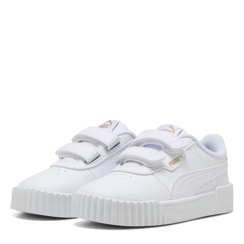 Puma Carina 3 Platform Sneakers C8 (25) White/Gold