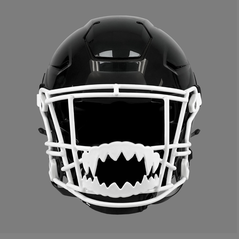 Teeth Football Facemask for Riddell SpeedFlex White