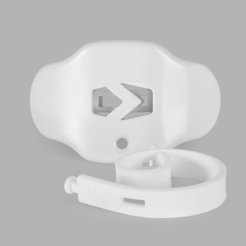 White Soft Football Mouthguard White Adults