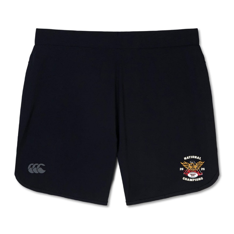 Atlanta Old White Rugby Champs Women’s Elite Woven Short by Canterbury 8 Black