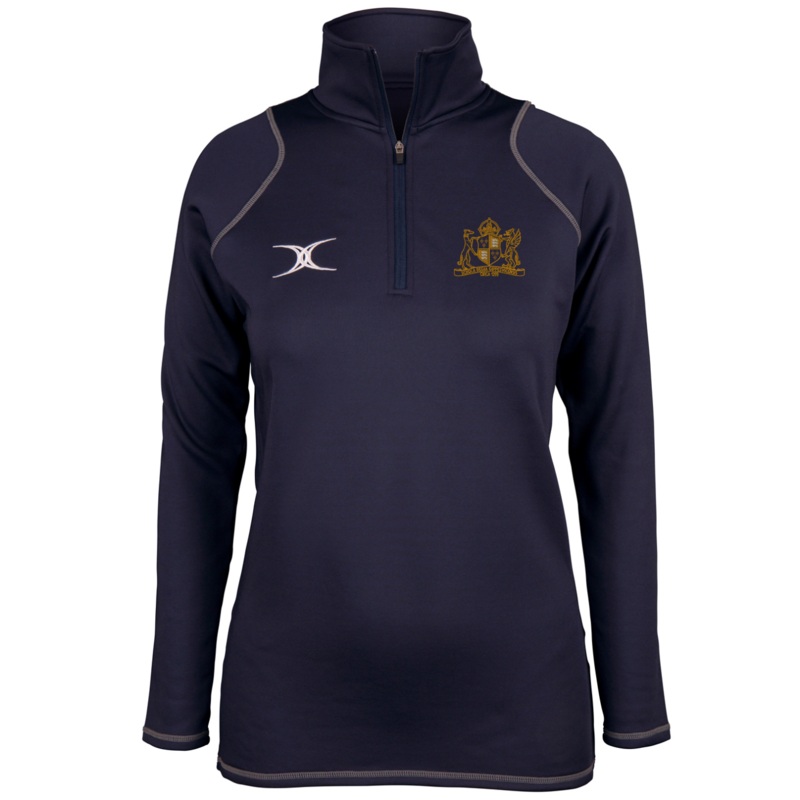 Ipswich School Women’s Dark Navy Quest Ladies 1/4 Zip Fleece W 8