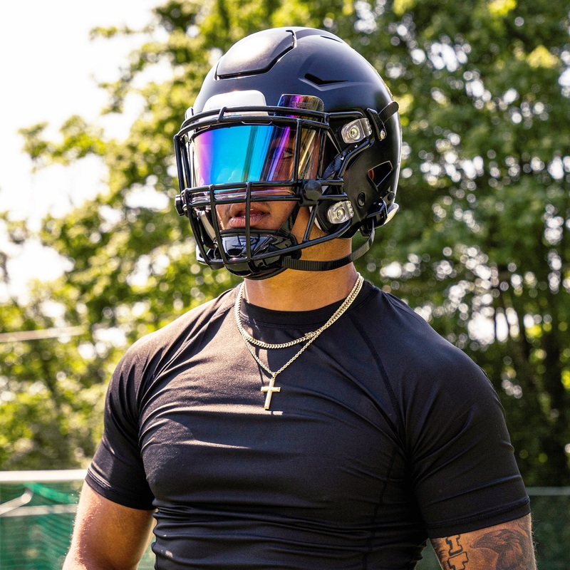 Clear Bifrost Rainbow Helmet Eye-Shield Visor Multicolor