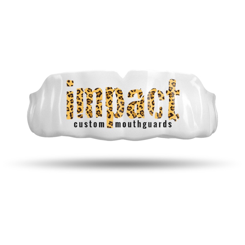 Impact Leopard Logo – White
