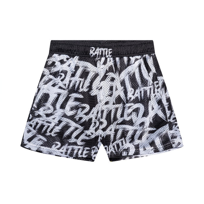 Battle Everywhere Mesh Shorts White Adult S