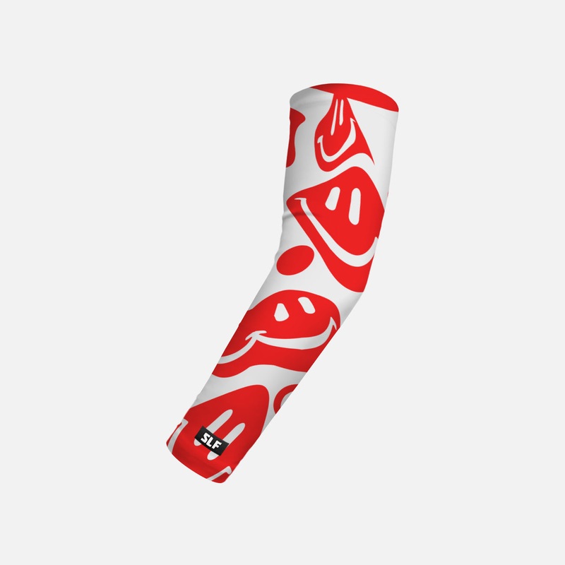 Smiley Faces Kids Arm Sleeve Blue Slim