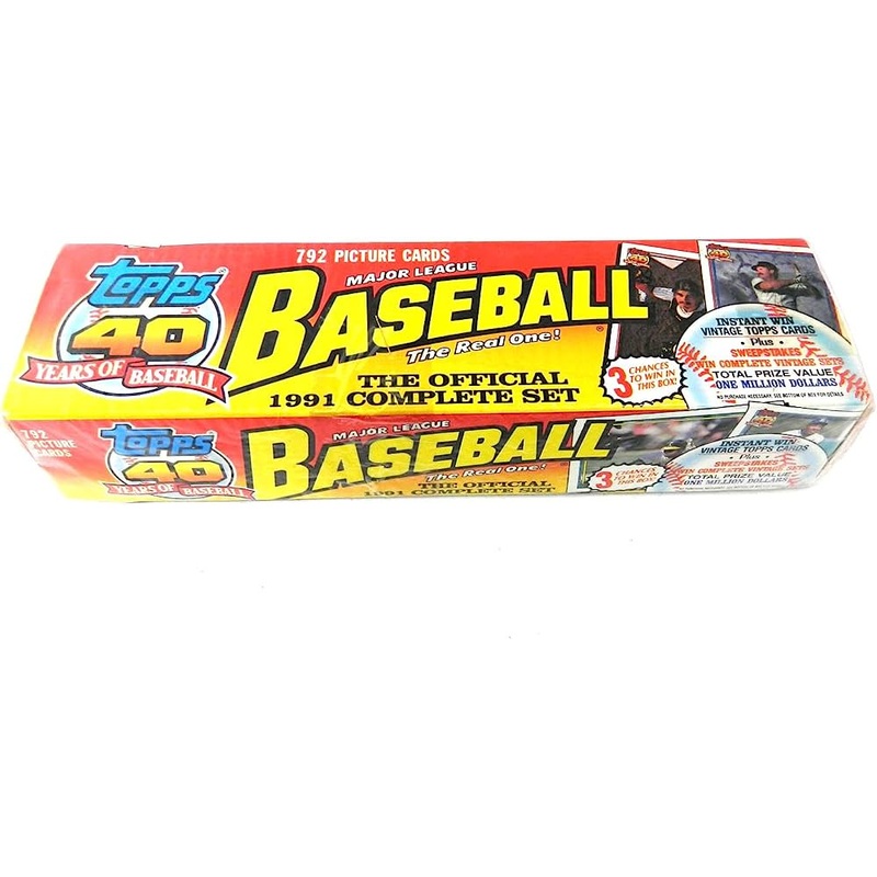 1991 Topps Baseball Complete Factory Set 1-792