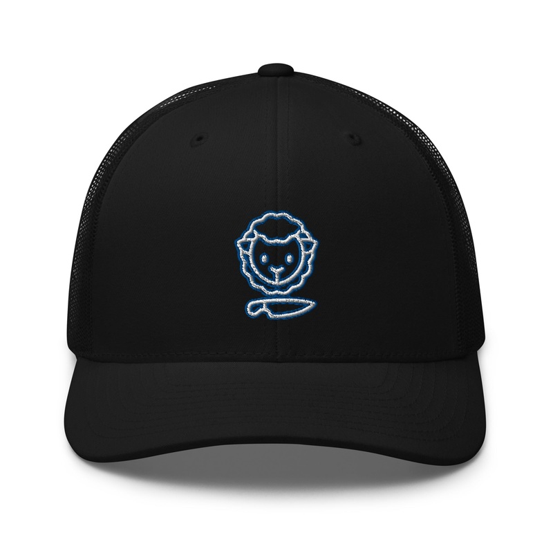 Black & Blue U23 Trucker Cap Black