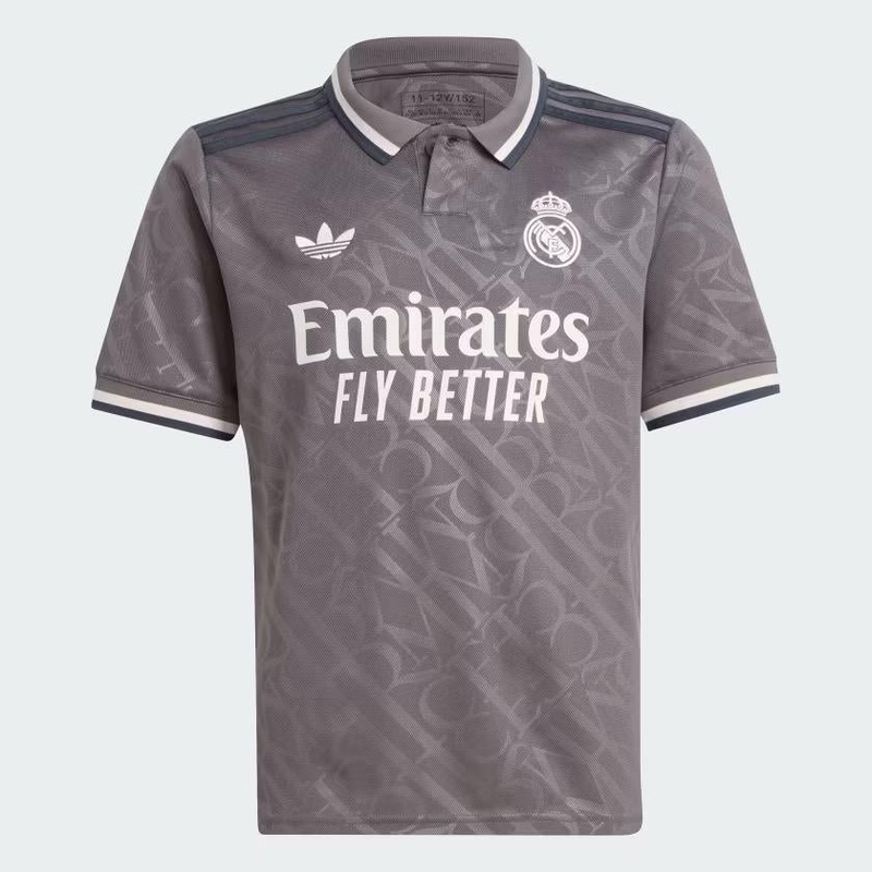 YOUTH REAL MADRID 24/25 THIRD SOCCER JERSEY XS