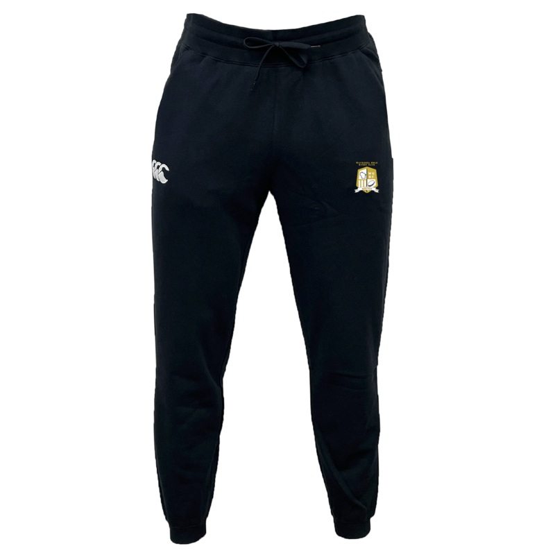 Waukesha Gold Rugby Leisure Sweatpant by Canterbury XS Black