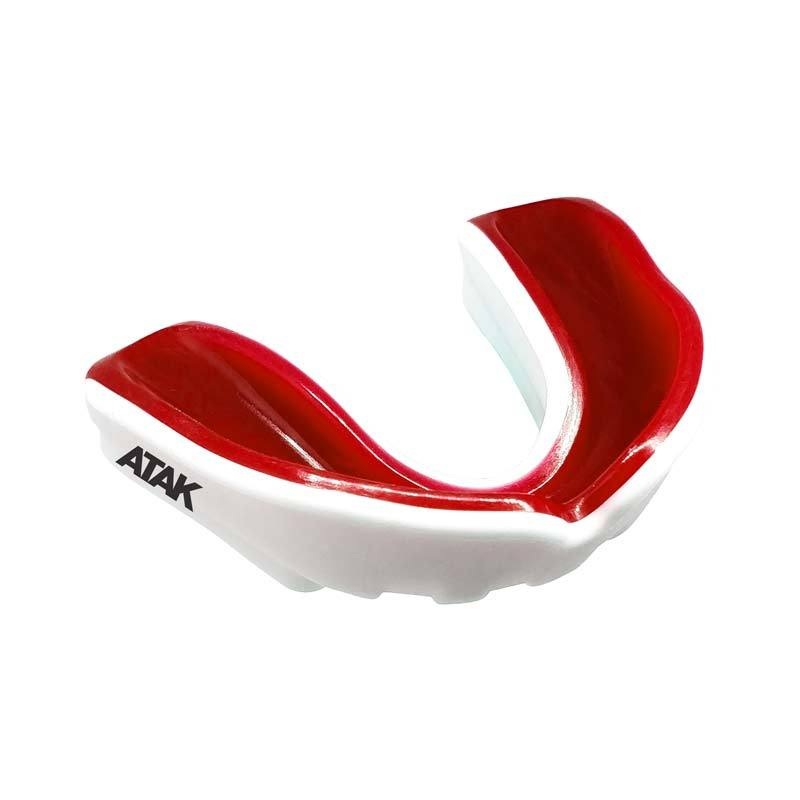 ATAK Fortis Gel Mouthguard Red/White Junior – Ages 10 and Down