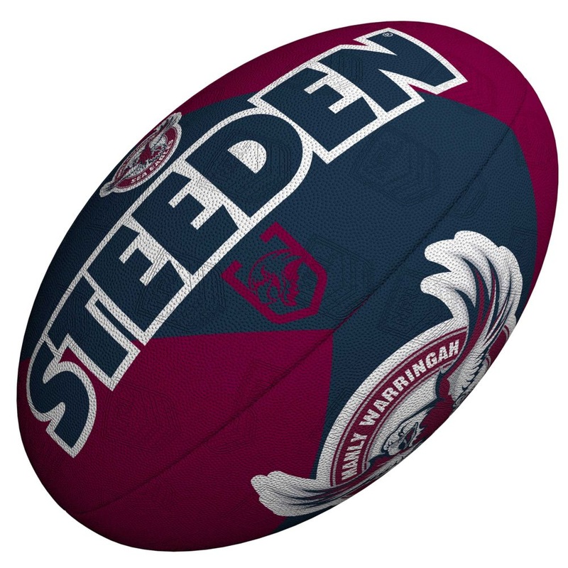 Steeden NRL Eagles Team Supporter Rugby League Balls – 11 Inch Eagles 11