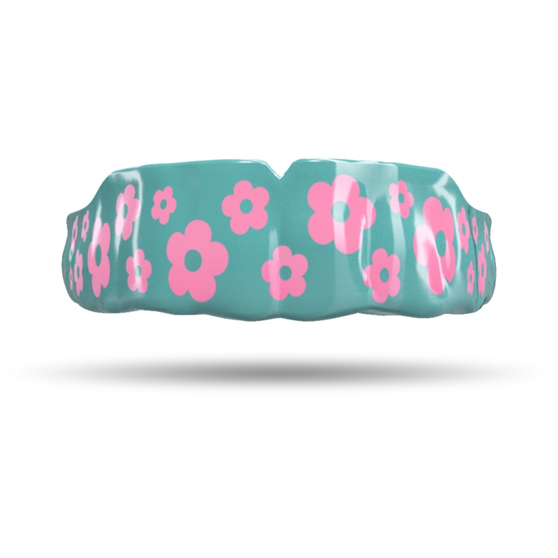 Floating Florals – One Of A Kind –Choose Mouthguard Color —