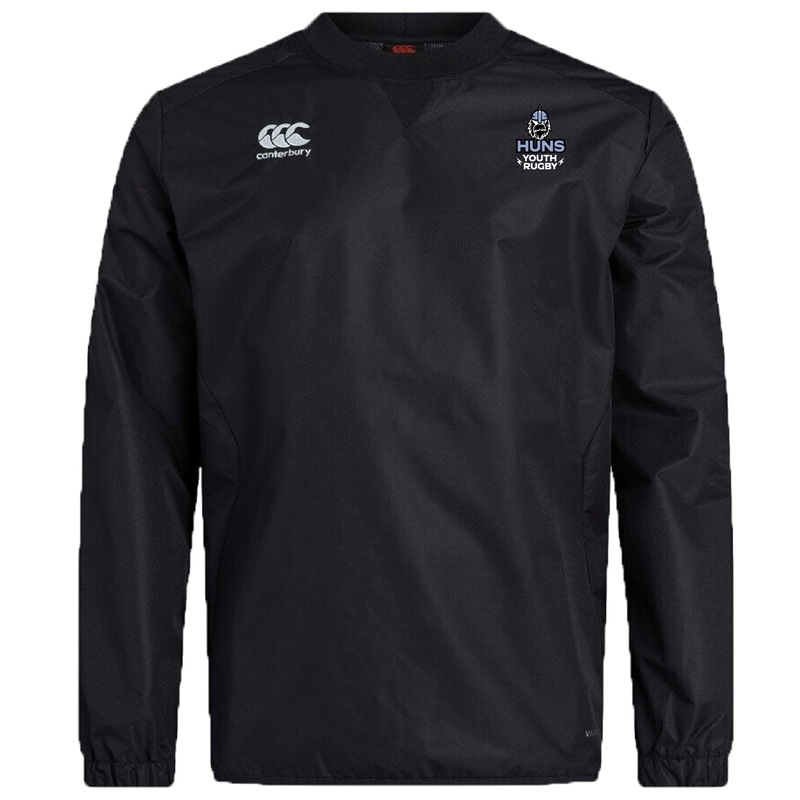 Austin Huns Youth Rugby Club Vaposhield Contact Top by Canterbury XS Black