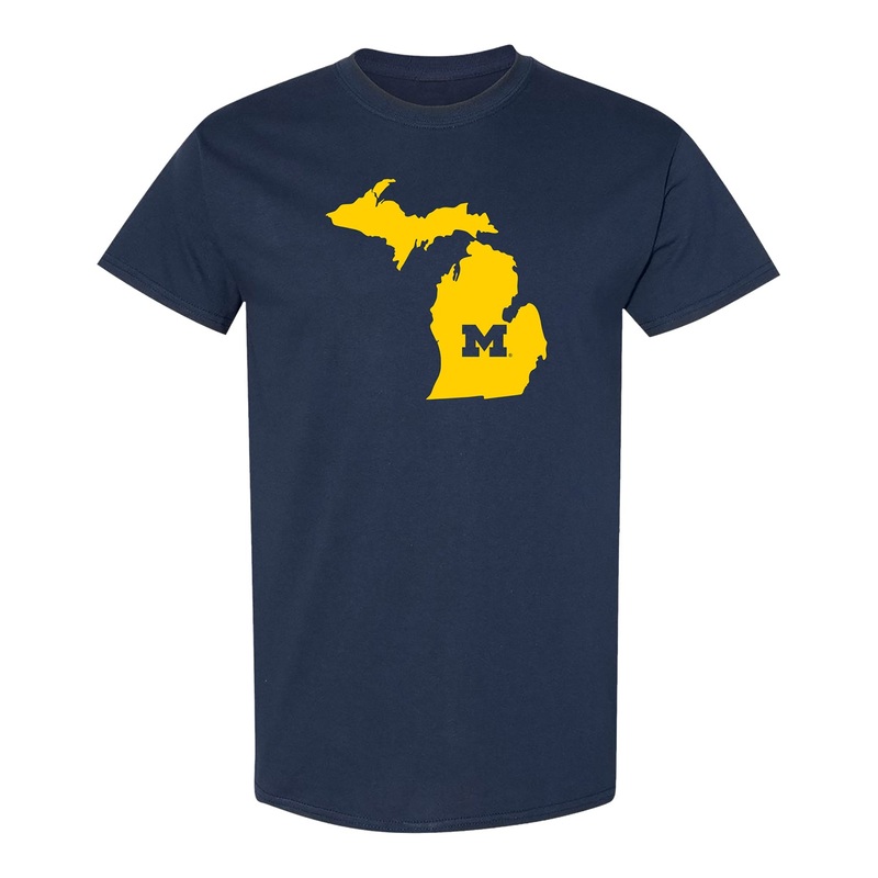 University of Michigan State Outline Tee S