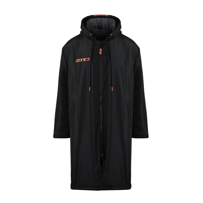 Zone3 Parka Robe X Large Black/Orange