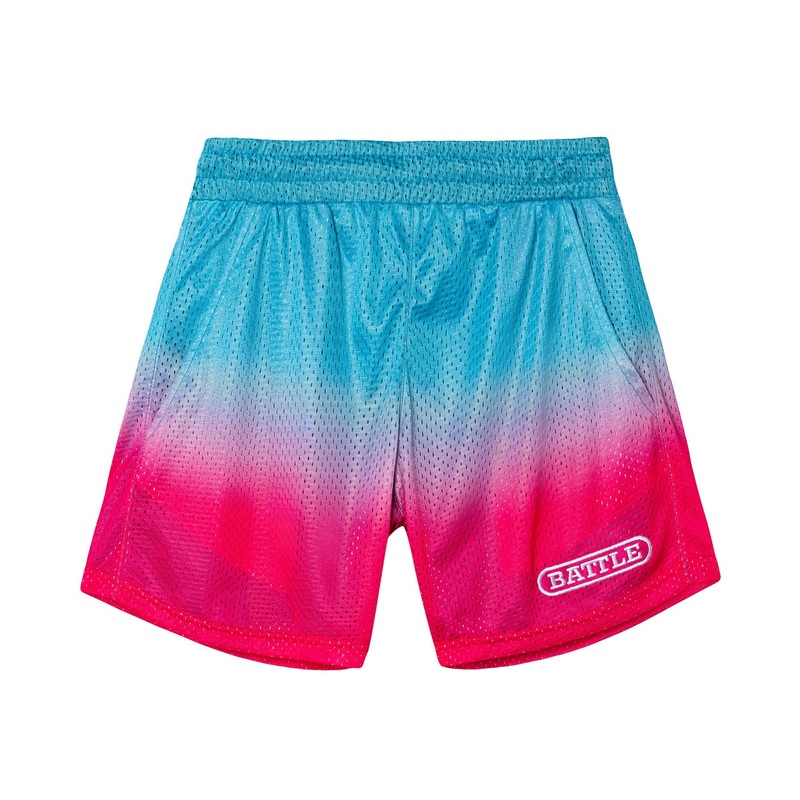 Turbo Fade Mesh Shorts Blue / Pink Adult S