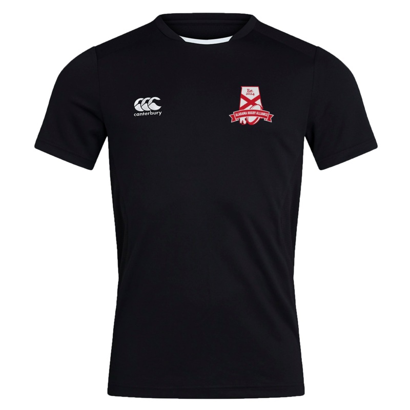 Alabama Rugby Alliance Club Dry Tee by Canterbury Y4 Black