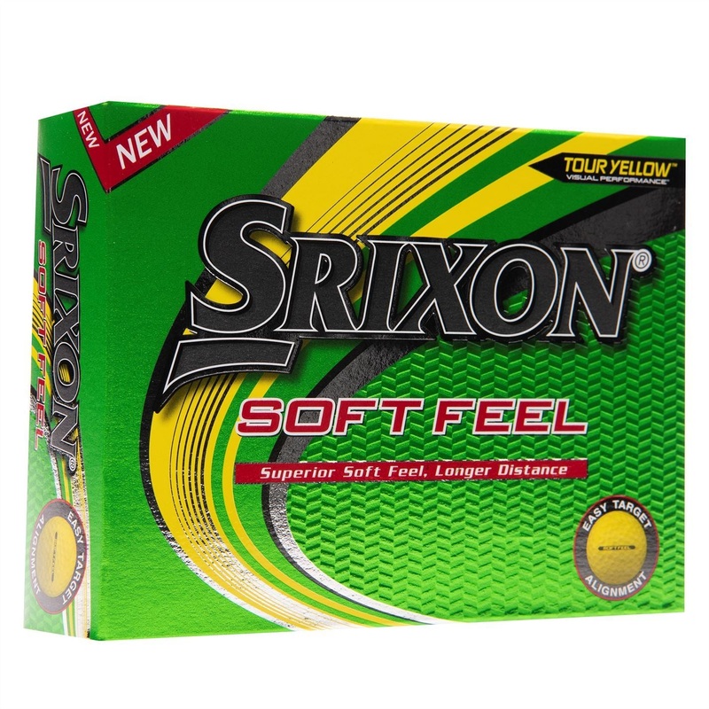 Srixon Soft Feel Golf Balls 12 Pack One Size Yellow 12Pk