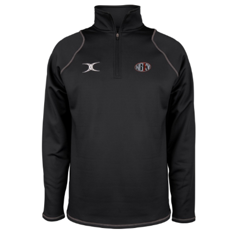 Next Gen XV Senior’s Black Quest Mens 1/4 Zip Fleece Extra Small