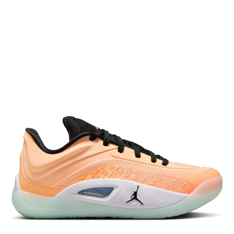 Air Jordan Zion 4 Low Top Sneakers 5.5 (38.5) Black/Peach