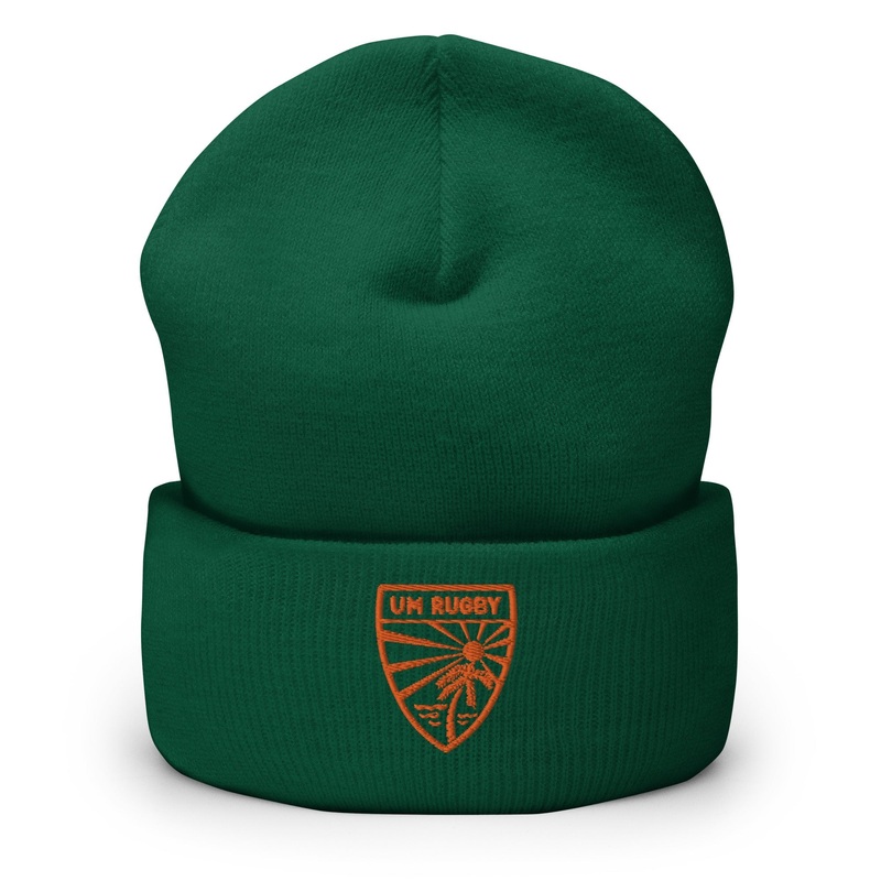 UMiami Rugby Cuffed Beanie Spruce