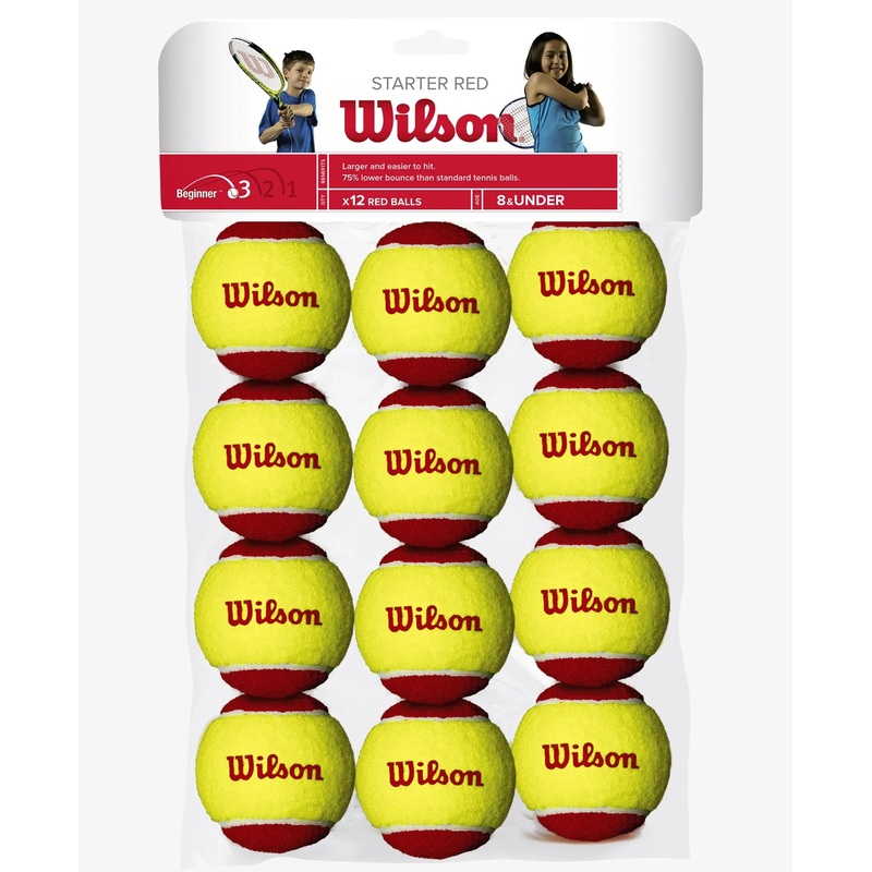 Wilson Starter Red Ball 12 Pack RED