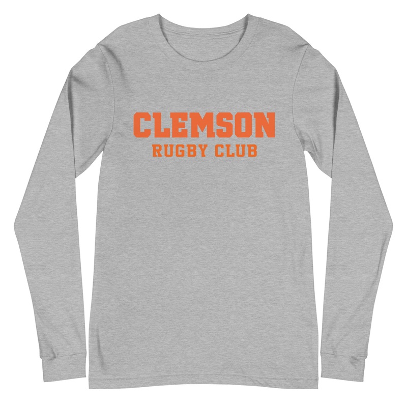 Clemson Rugby Club Long Sleeve T-Shirt Athletic Heather XS