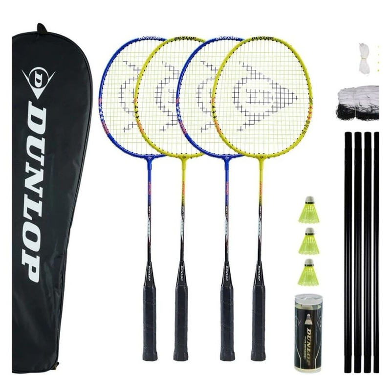 Dunlop Badminton Set – 4 Player NA One Size