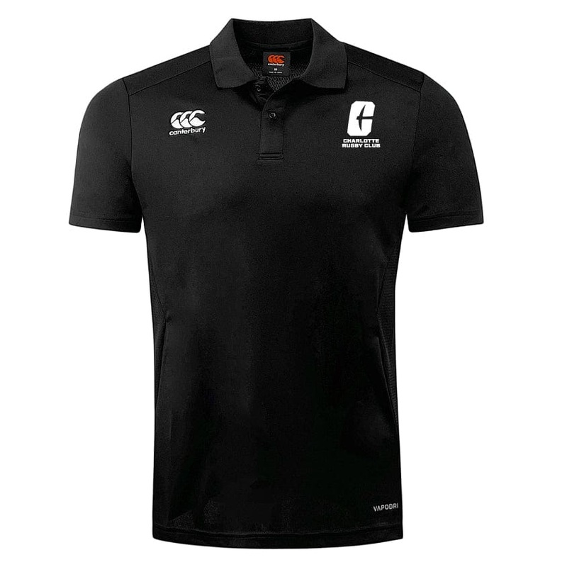 UNC Charlotte Club Dry Polo by Canterbury XS Black