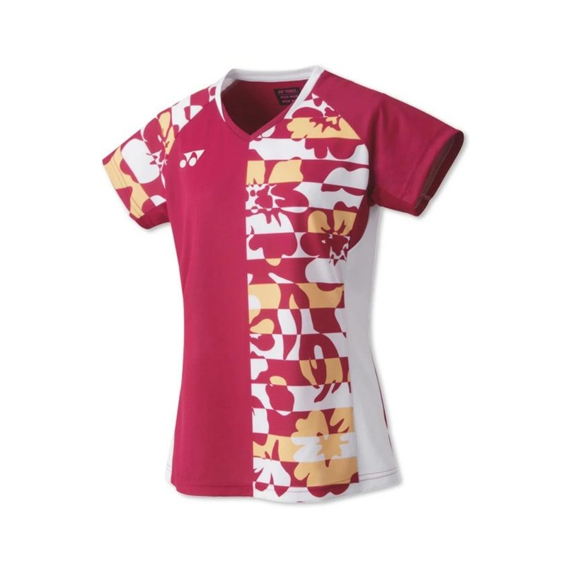 Yonex Crew Neck Shirt (20702) Womens Reddish Rose M