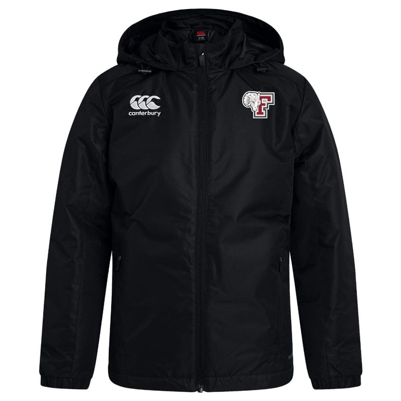 Fordham University Club Vaposhield Stadium Jacket by Canterbury S Black