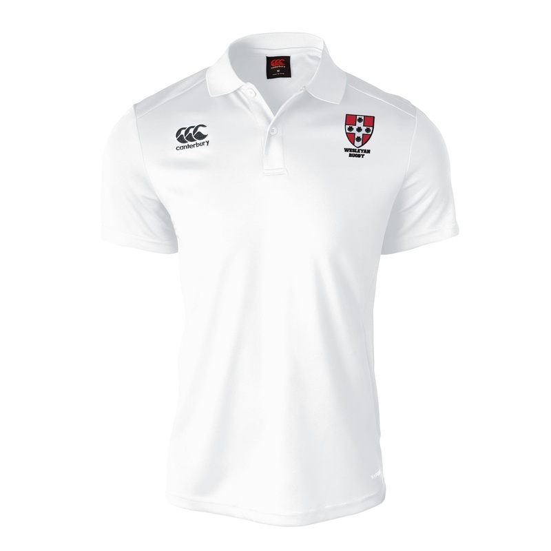 Wesleyan Rugby CCC Dry Polo Black X-Small