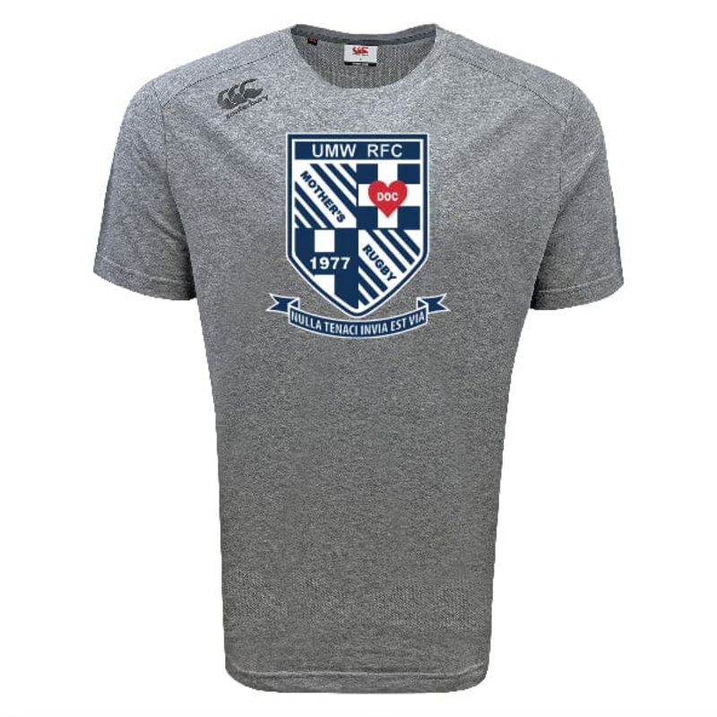 University of Mary Washington Tempo Vapodri T-Shirt by Canterbury XS Grey